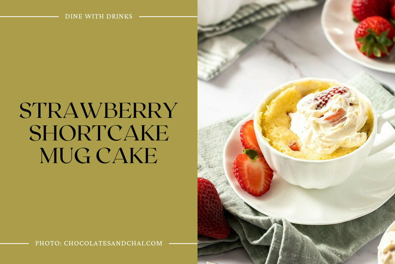 Strawberry Shortcake Mug Cake