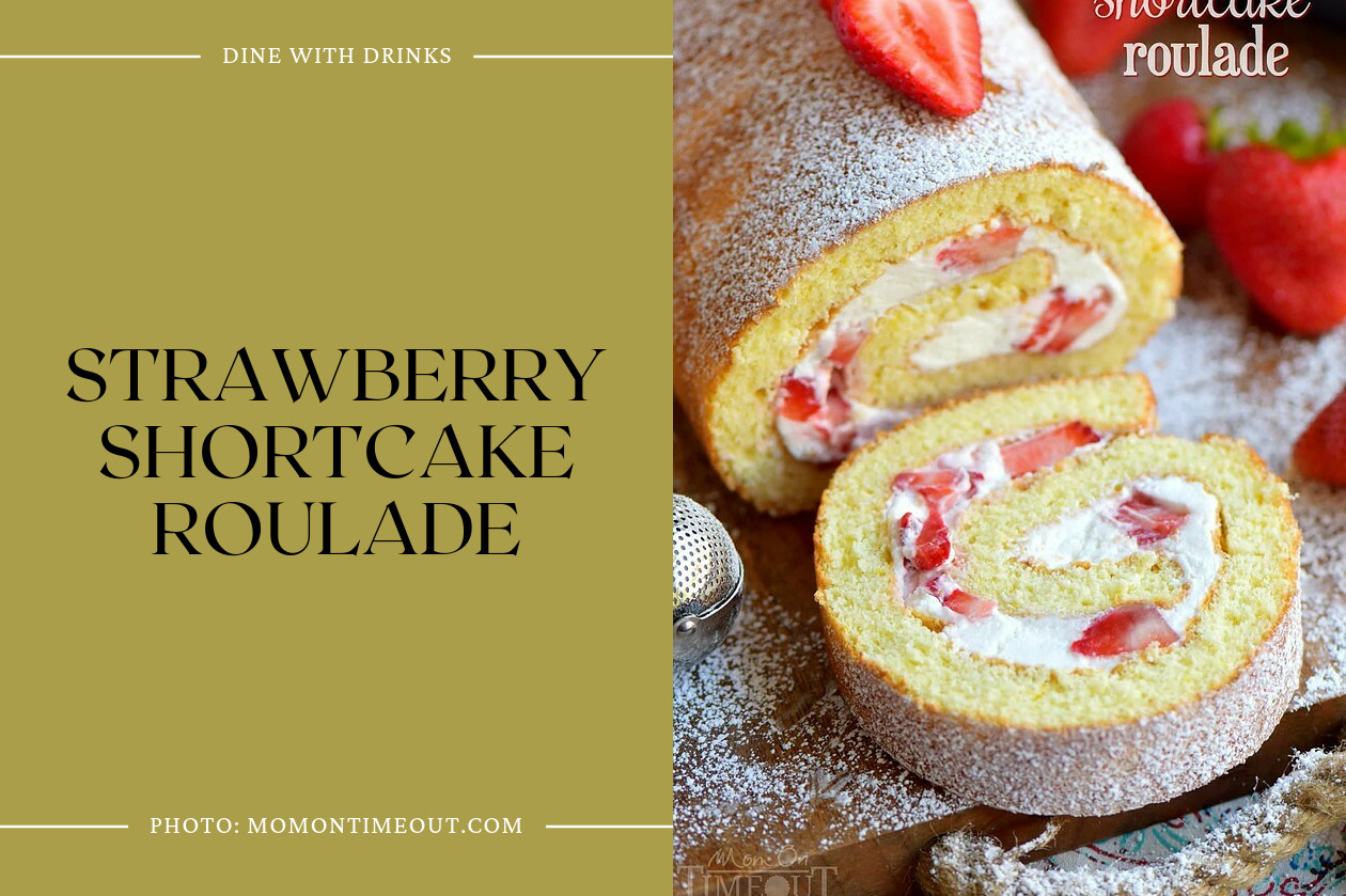 Strawberry Shortcake Roulade