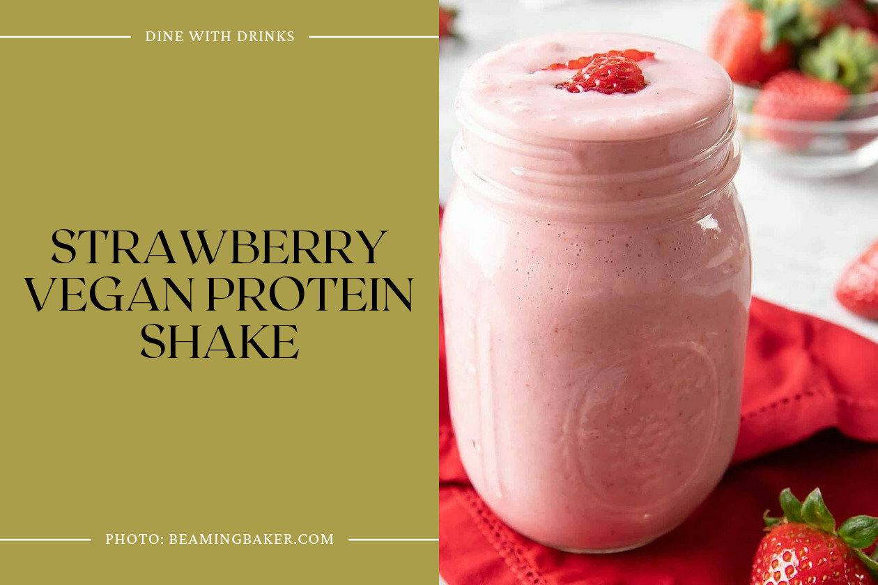 Strawberry Vegan Protein Shake