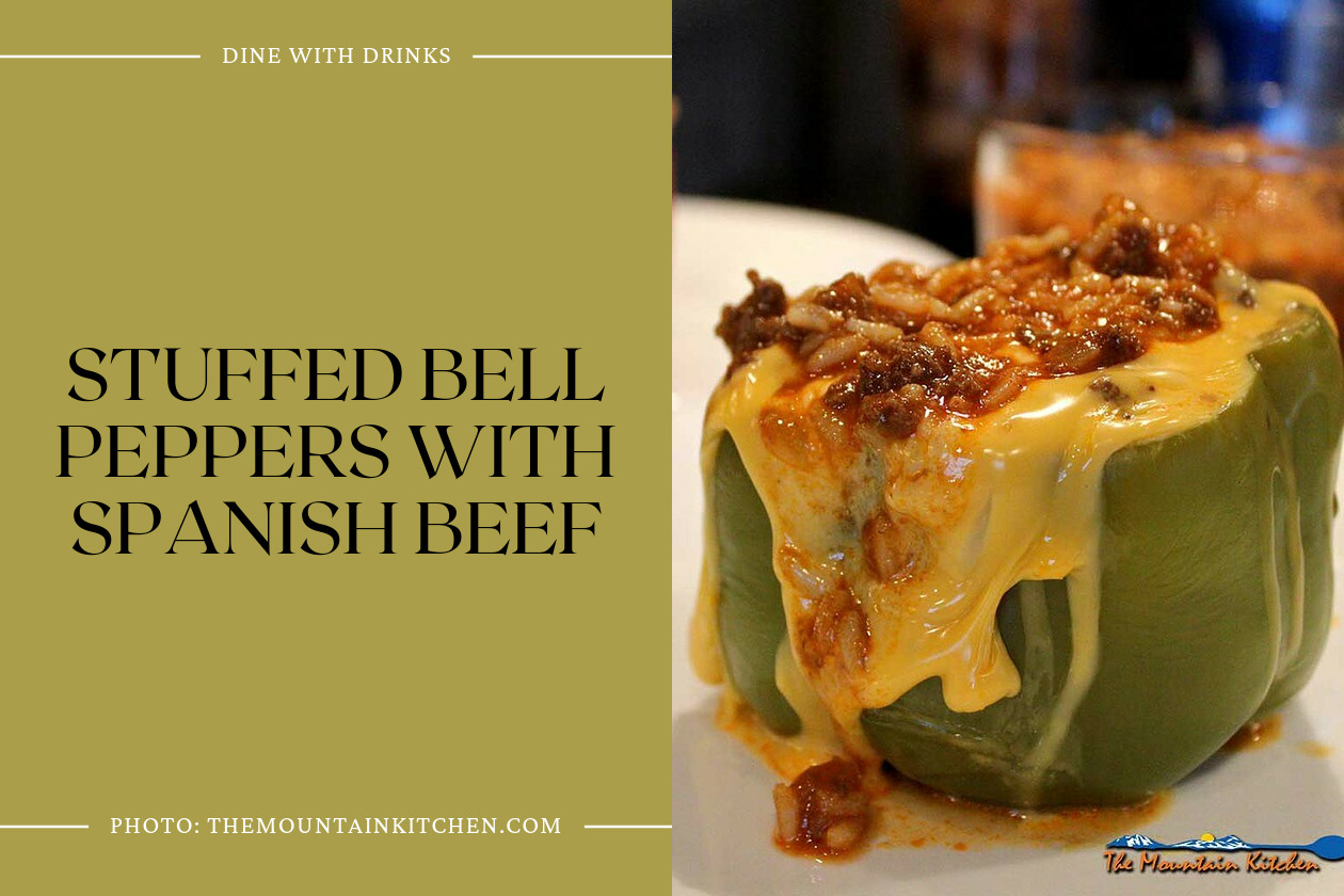 Stuffed Bell Peppers With Spanish Beef