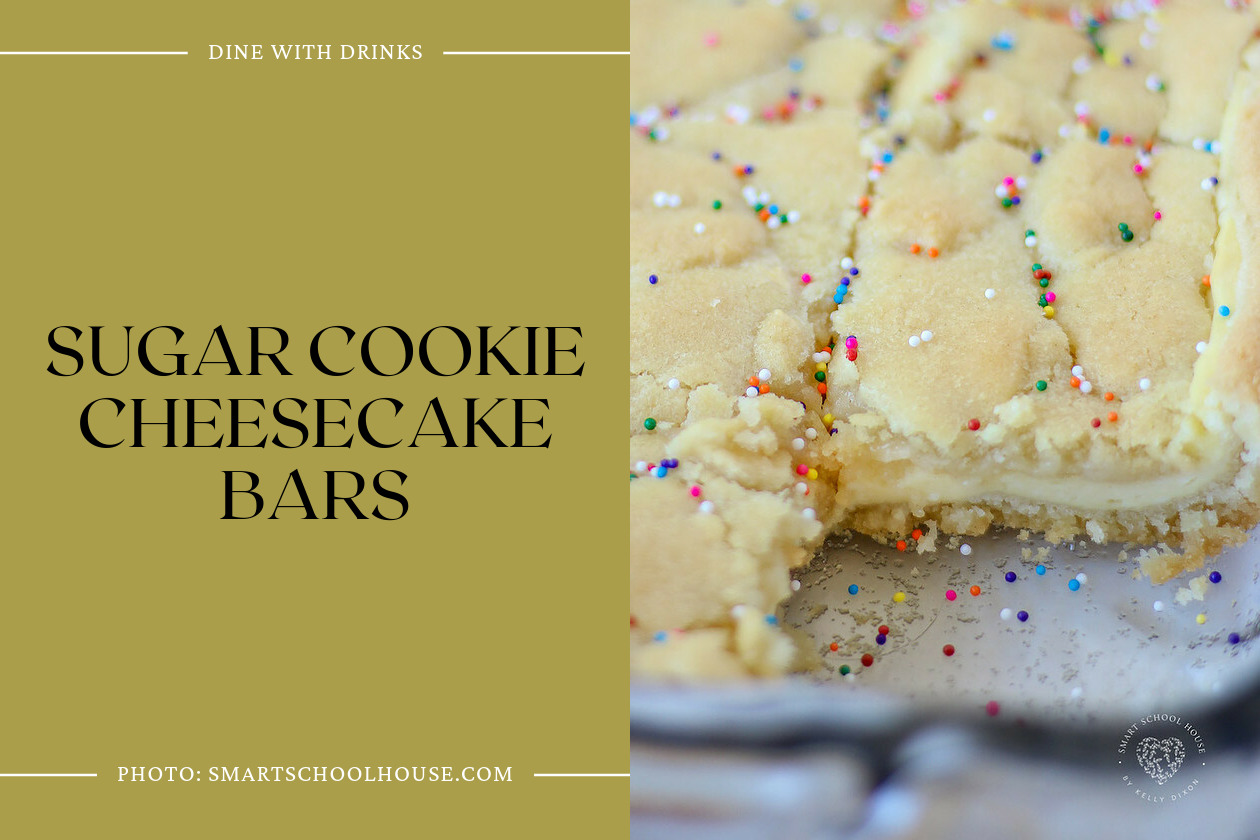 Sugar Cookie Cheesecake Bars