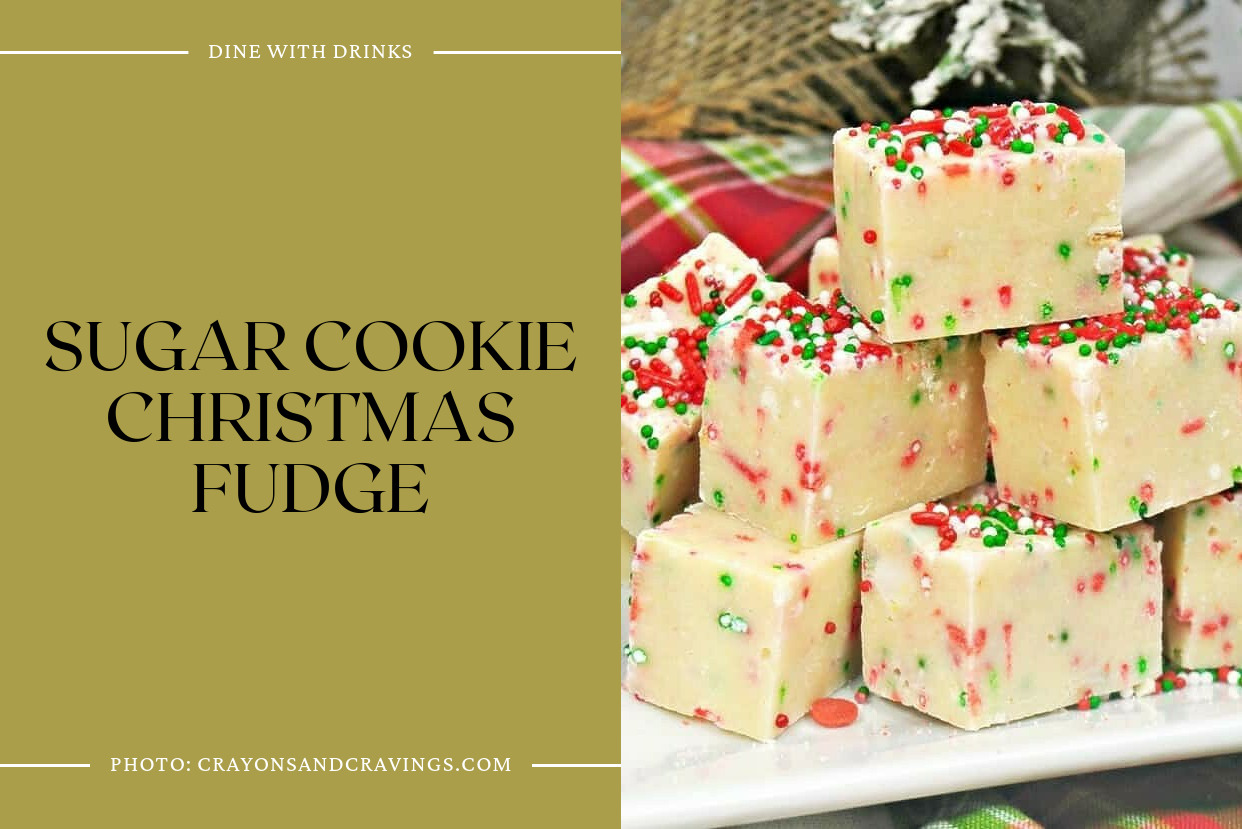 Sugar Cookie Christmas Fudge