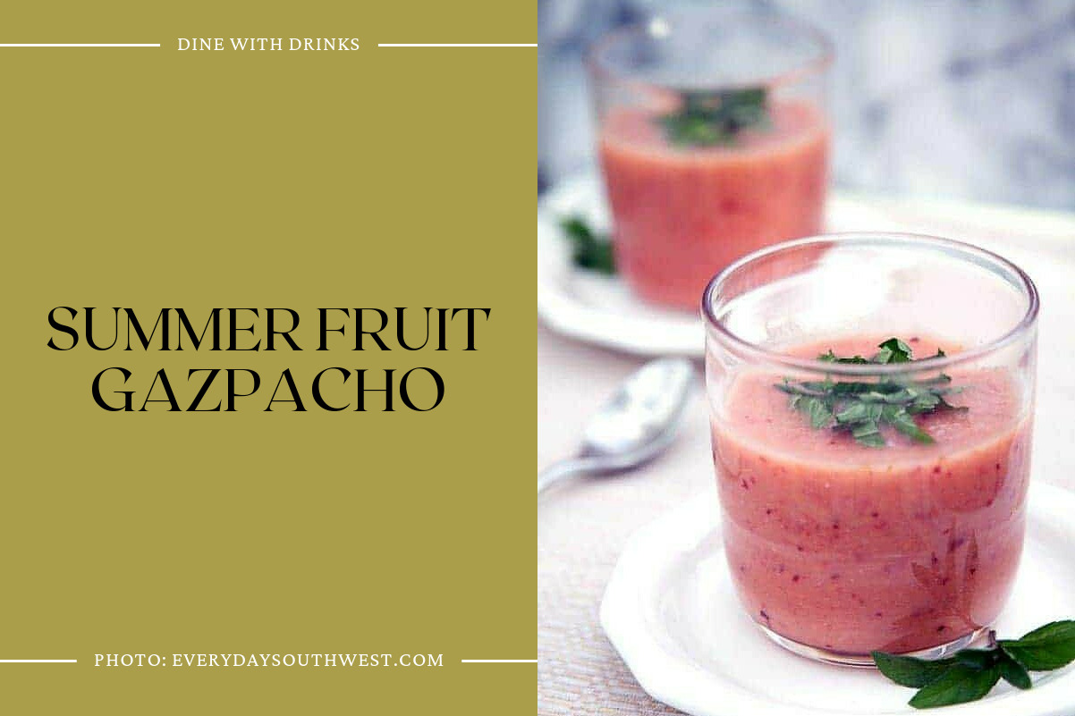 Summer Fruit Gazpacho