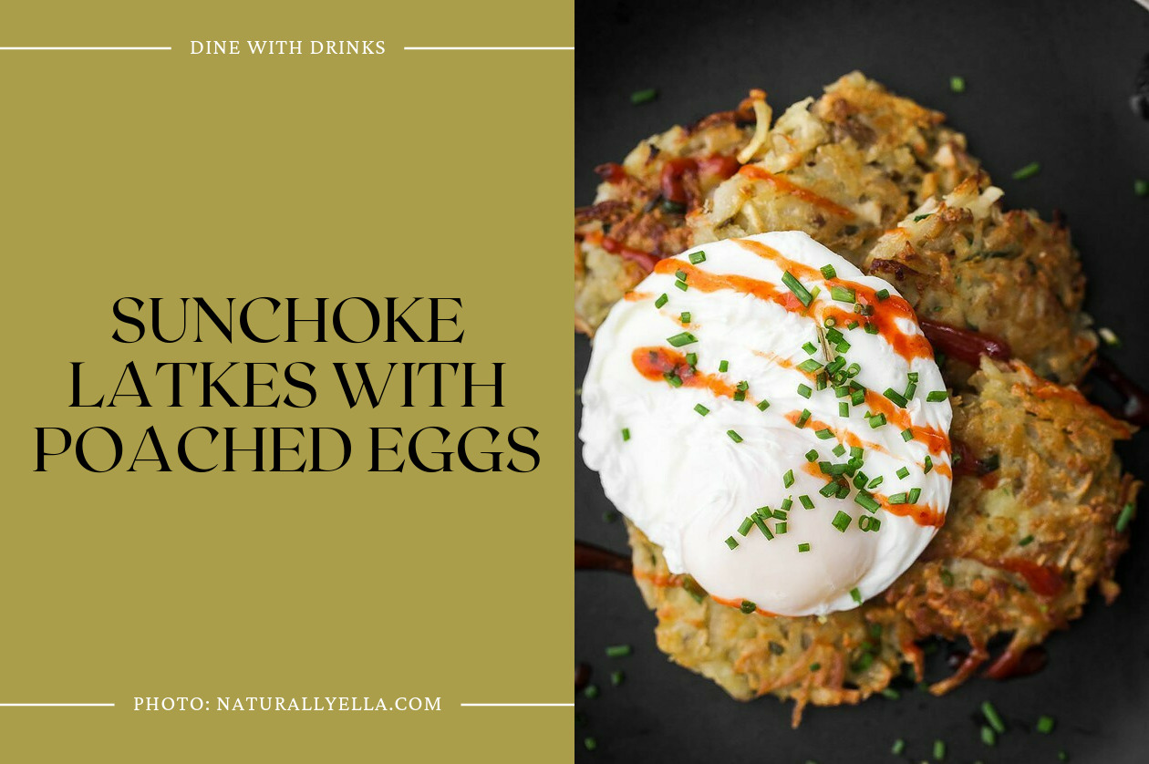 Sunchoke Latkes With Poached Eggs