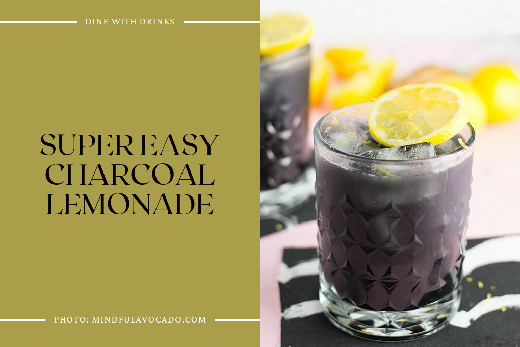 Super Easy Charcoal Lemonade