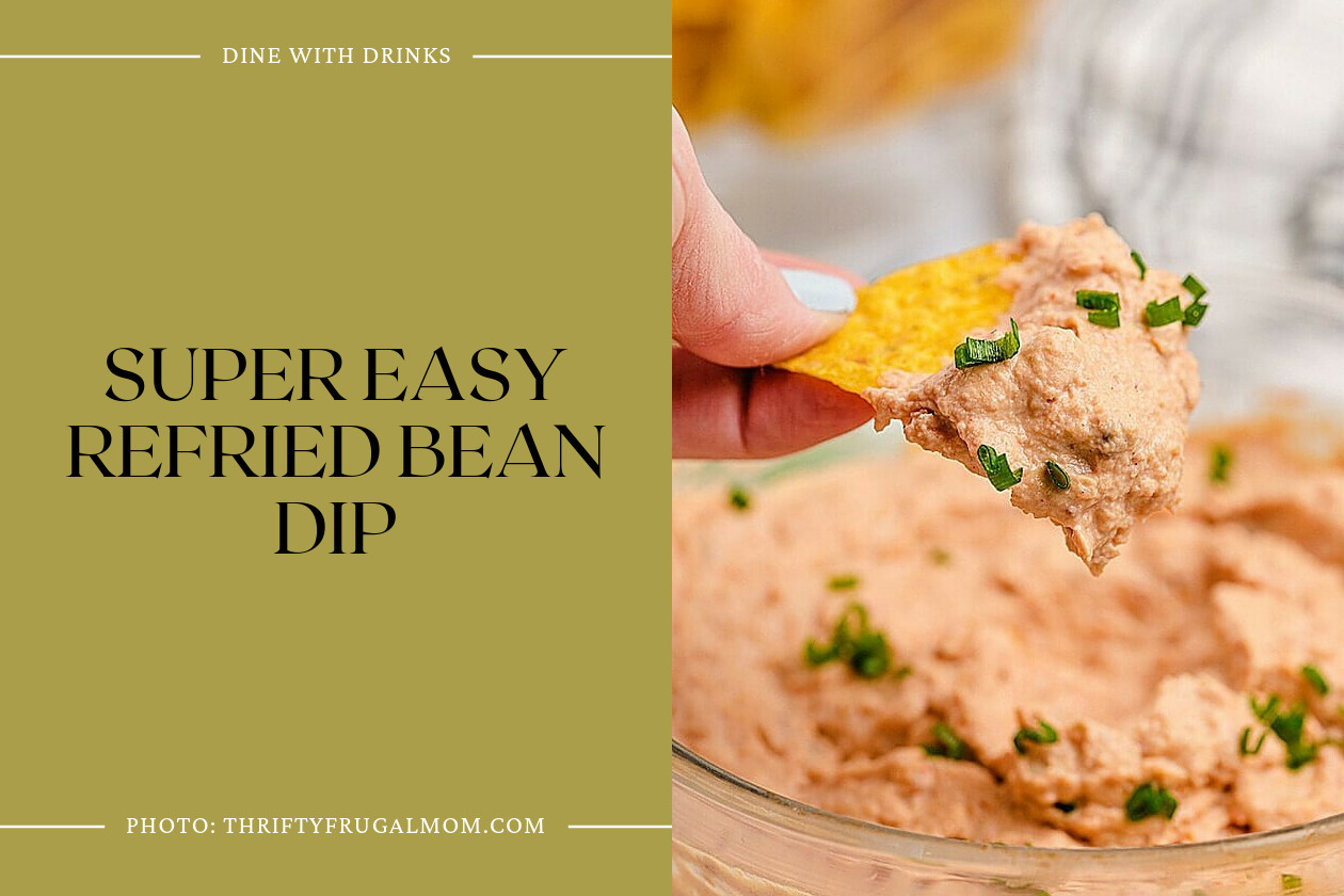 Super Easy Refried Bean Dip