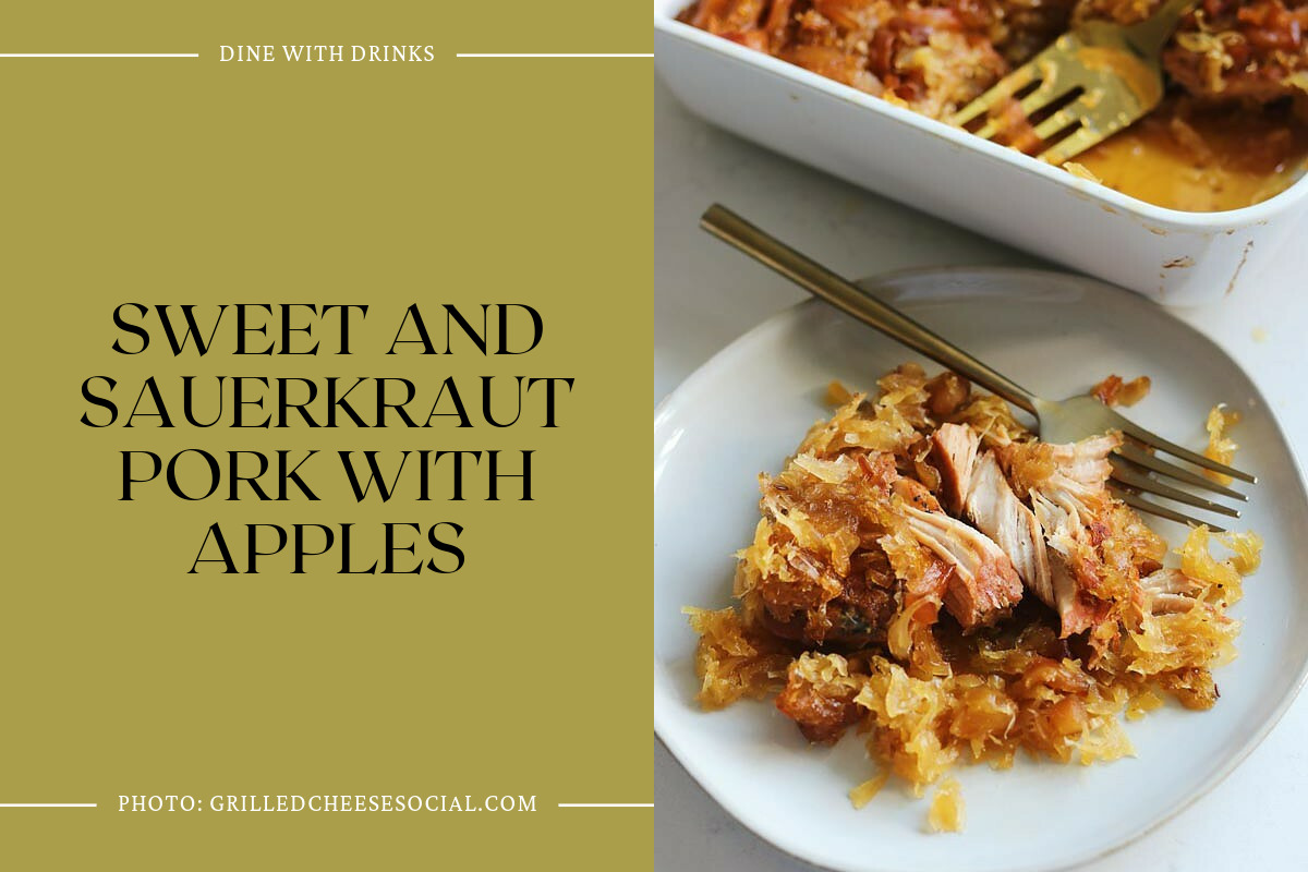Sweet And Sauerkraut Pork With Apples