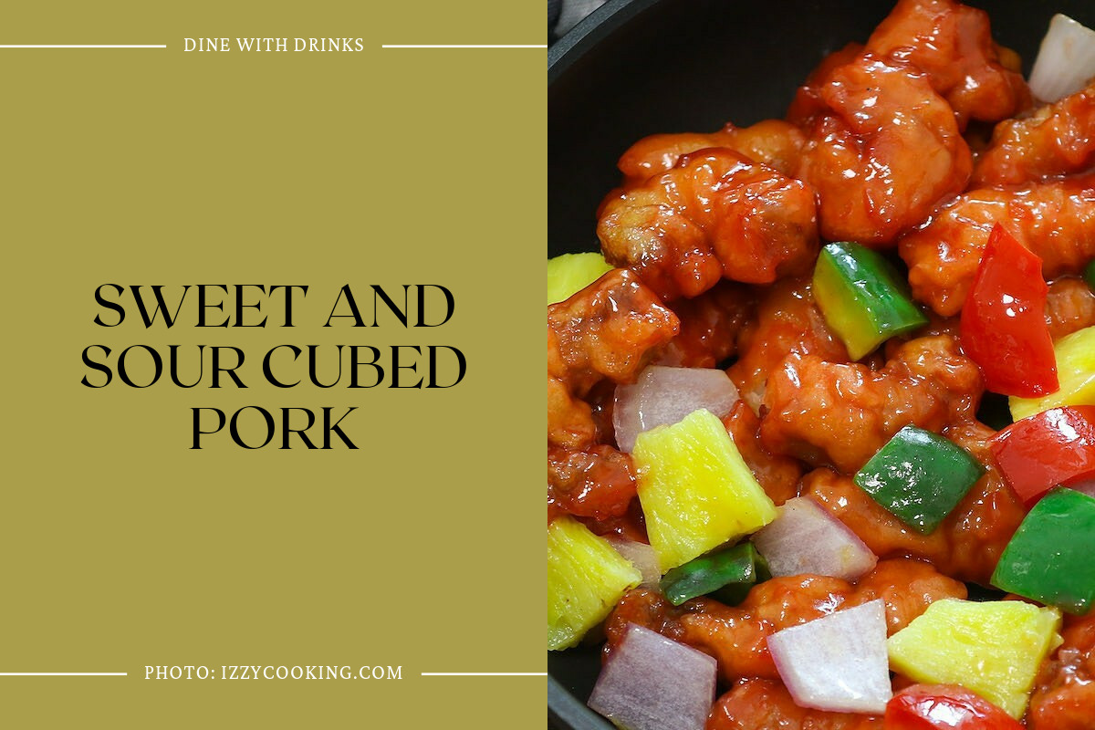 Sweet And Sour Cubed Pork