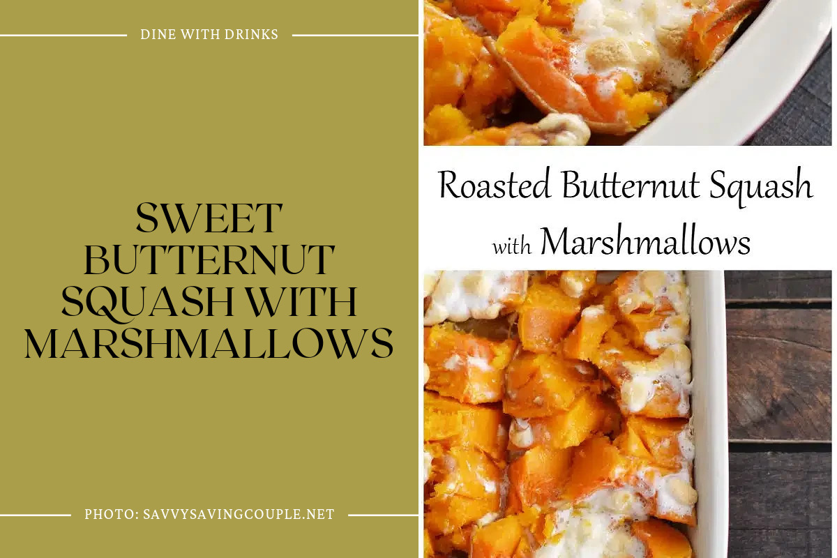 Sweet Butternut Squash With Marshmallows