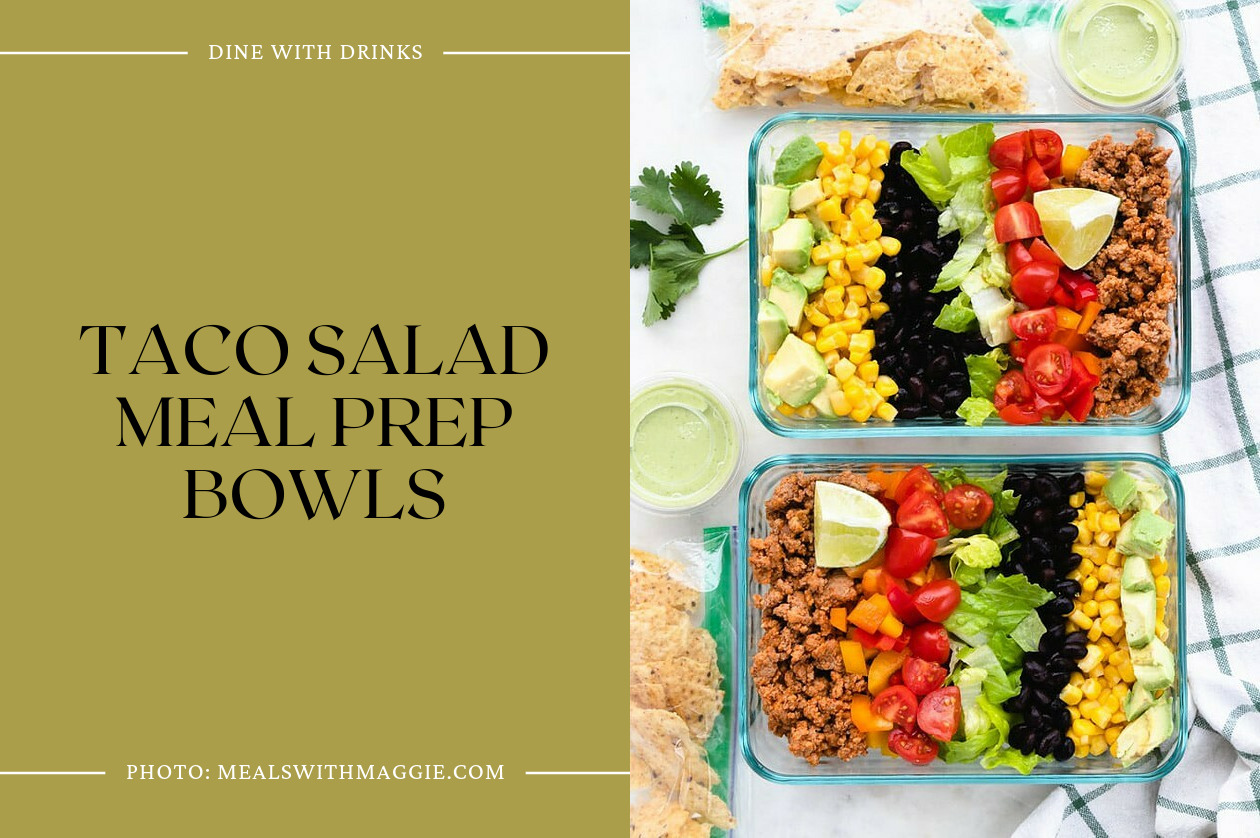 Taco Salad Meal Prep Bowls