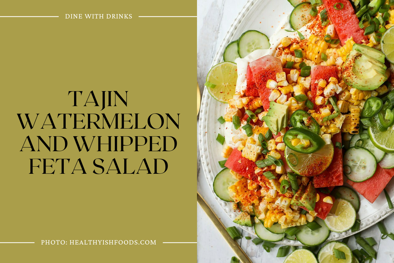 Tajin Watermelon And Whipped Feta Salad