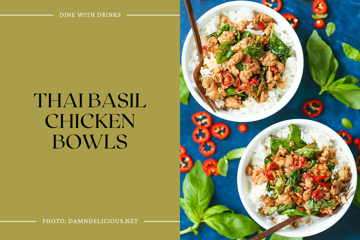 Thai Basil Chicken Bowls