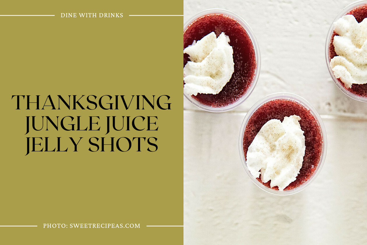 Thanksgiving Jungle Juice Jelly Shots
