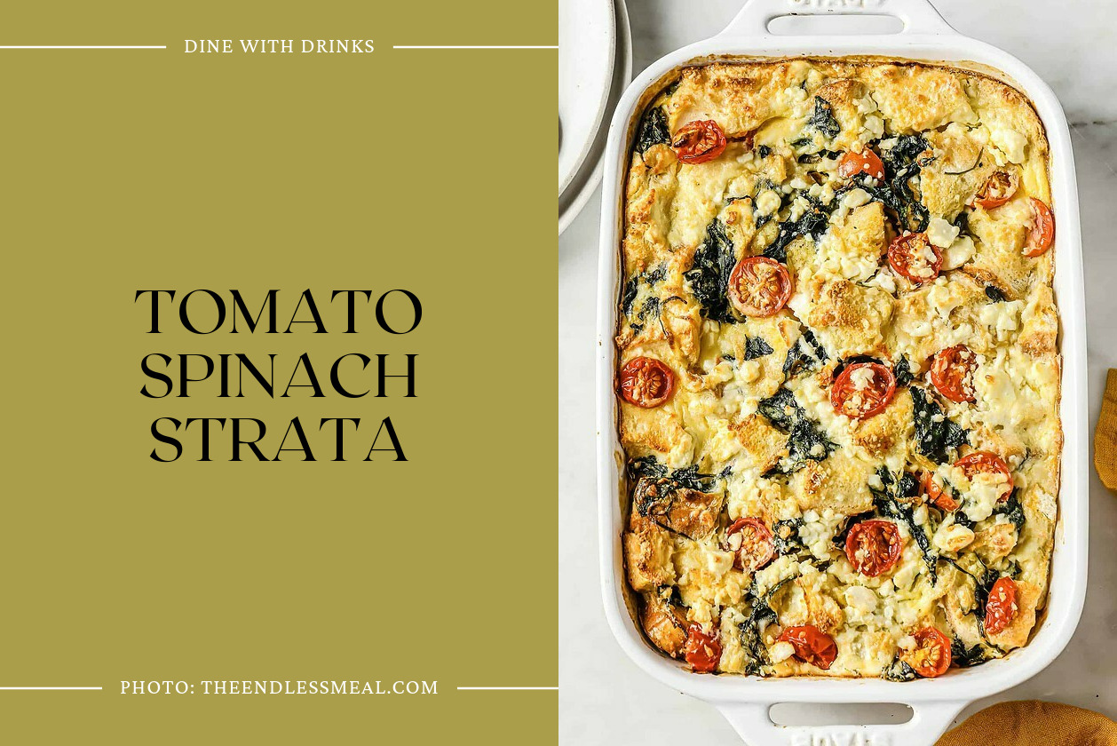 Tomato Spinach Strata
