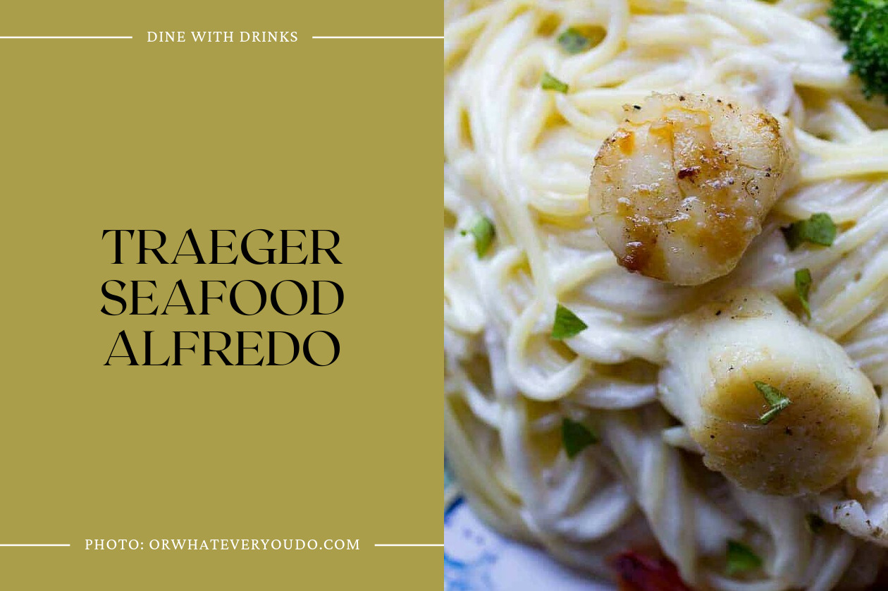 Traeger Seafood Alfredo
