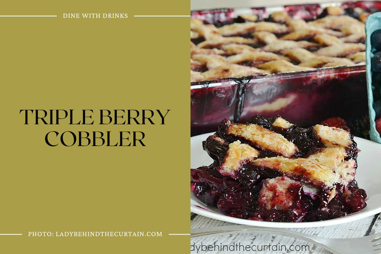 Triple Berry Cobbler