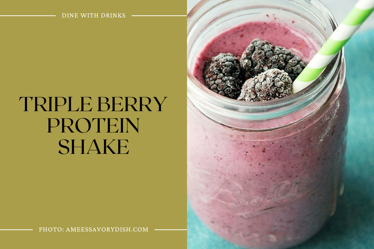 Triple Berry Protein Shake