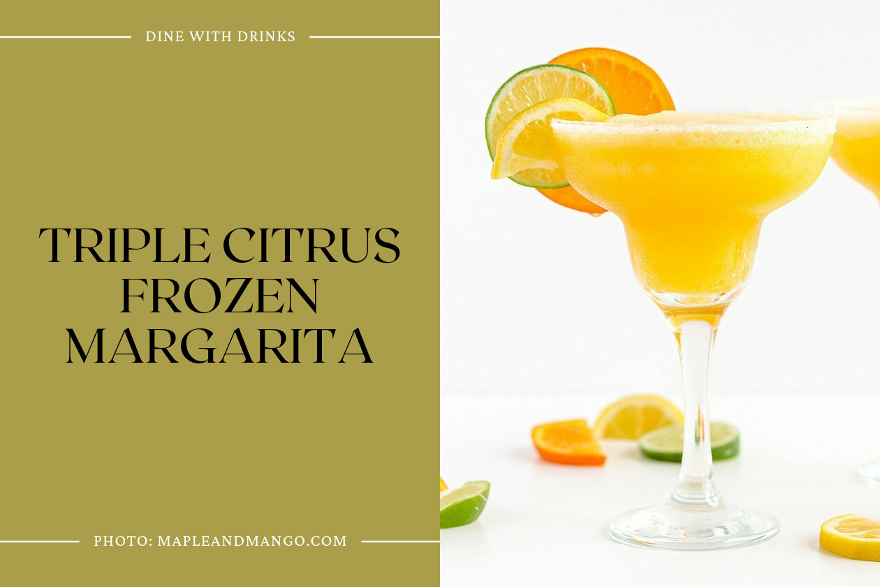 Triple Citrus Frozen Margarita