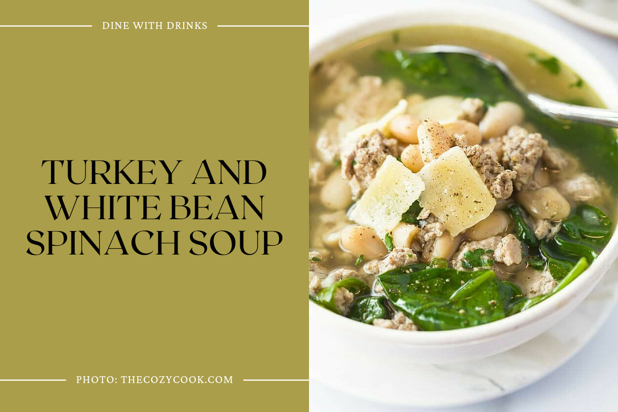 Turkey And White Bean Spinach Soup