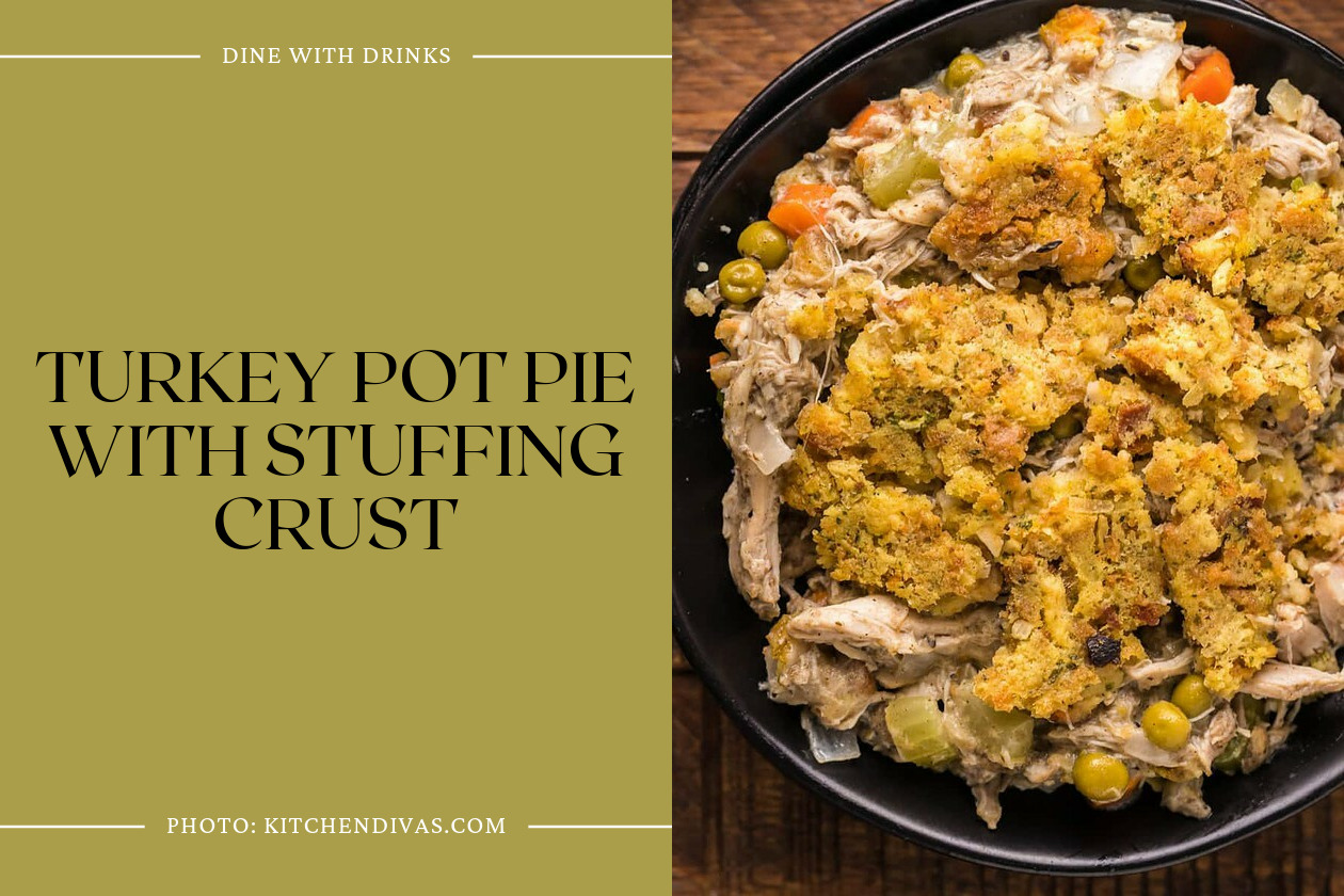 Turkey Pot Pie With Stuffing Crust