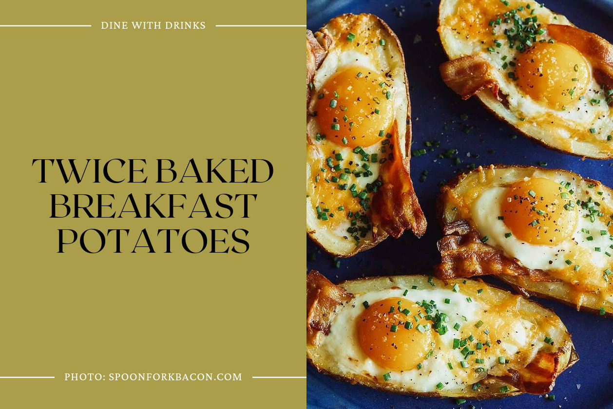 Twice Baked Breakfast Potatoes