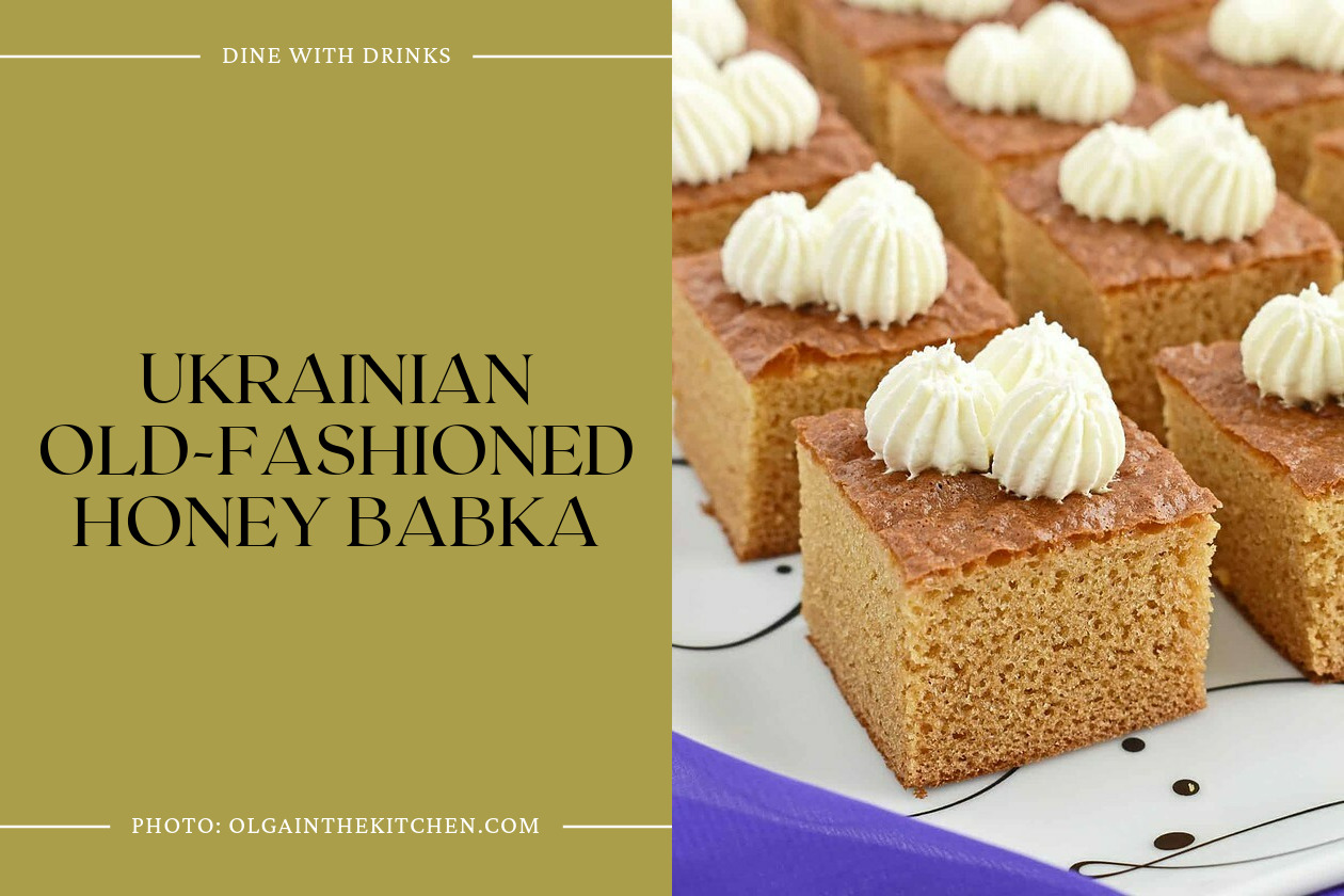 Ukrainian Old-Fashioned Honey Babka