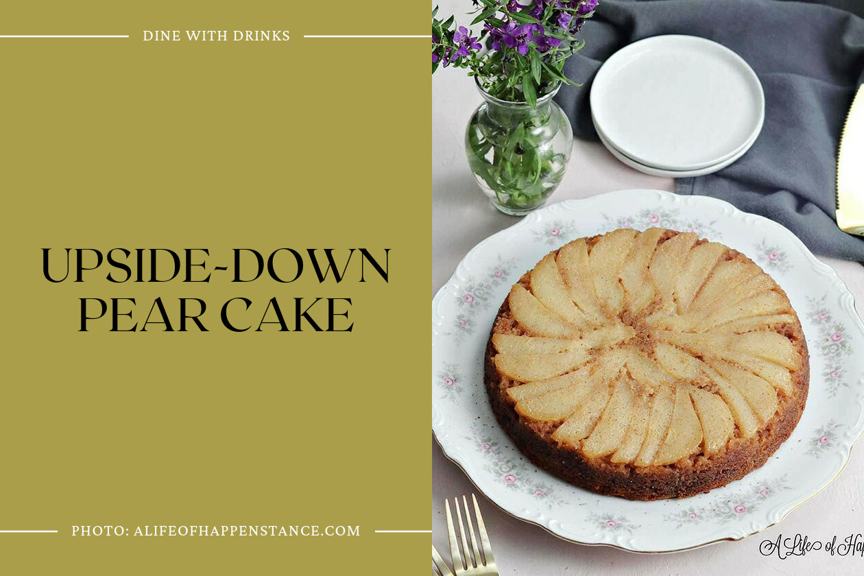 Upside-Down Pear Cake
