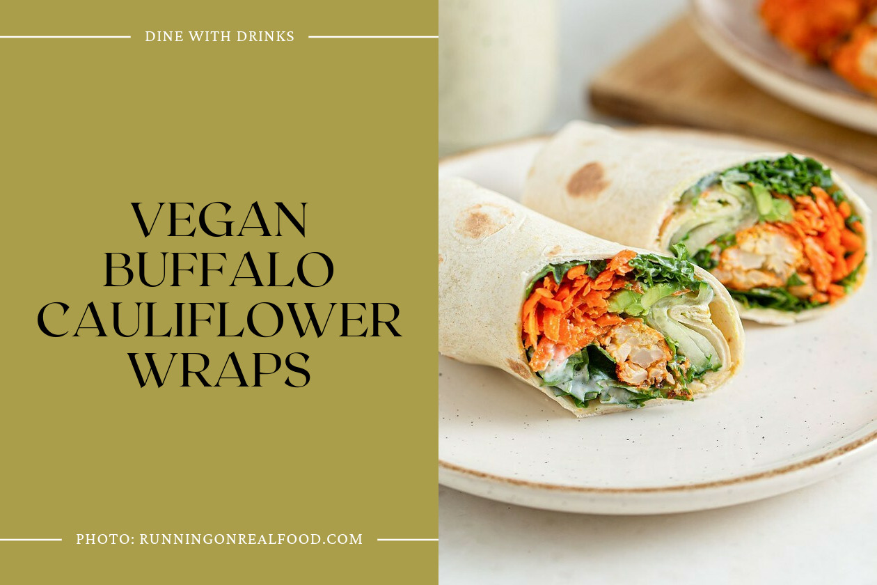 Vegan Buffalo Cauliflower Wraps