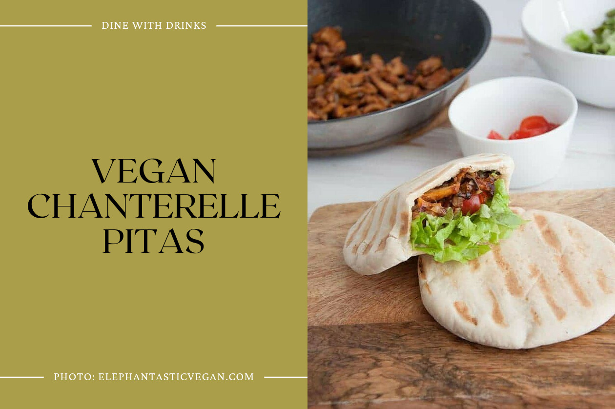 Vegan Chanterelle Pitas