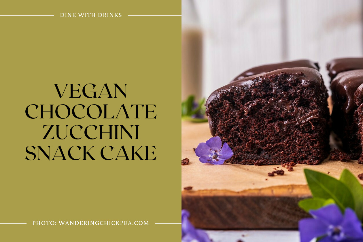 Vegan Chocolate Zucchini Snack Cake