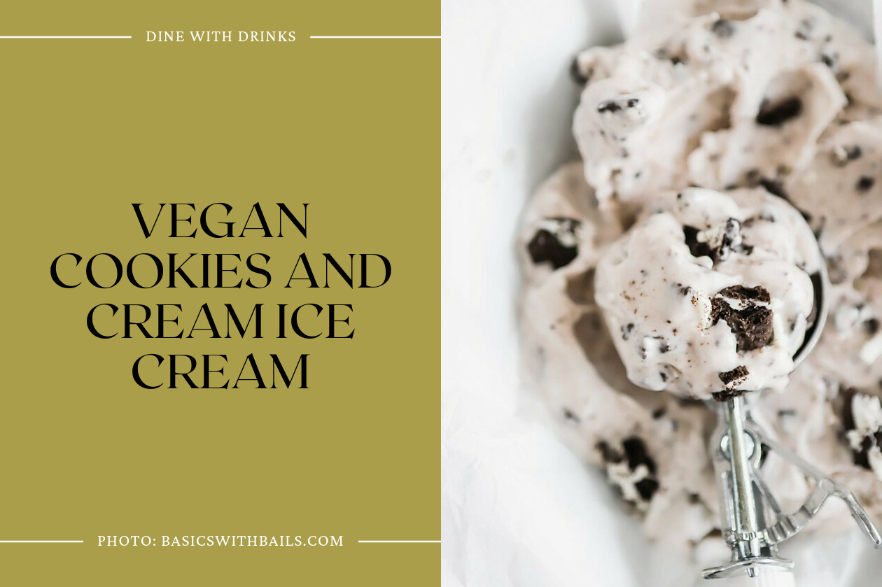 Vegan Cookies And Cream Ice Cream