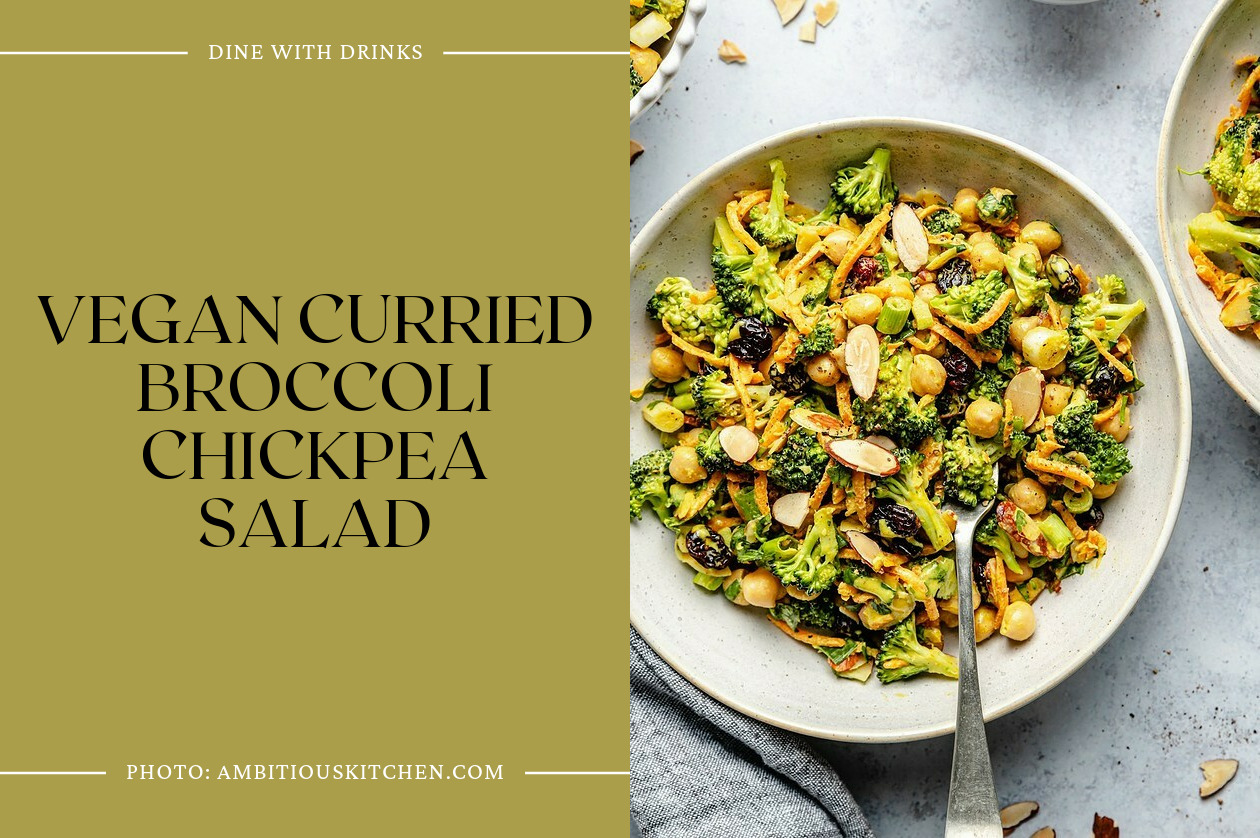 Vegan Curried Broccoli Chickpea Salad