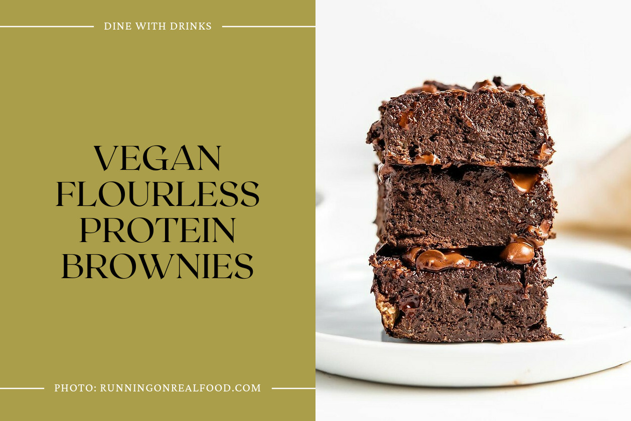 Vegan Flourless Protein Brownies