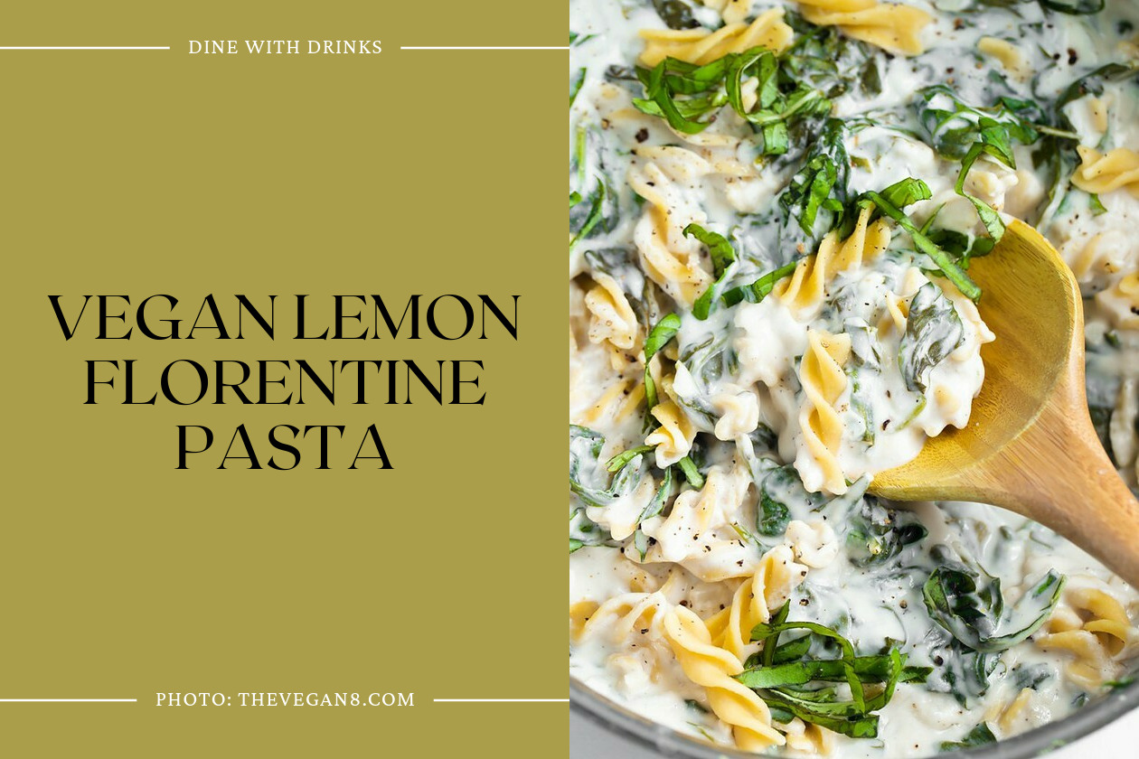Vegan Lemon Florentine Pasta