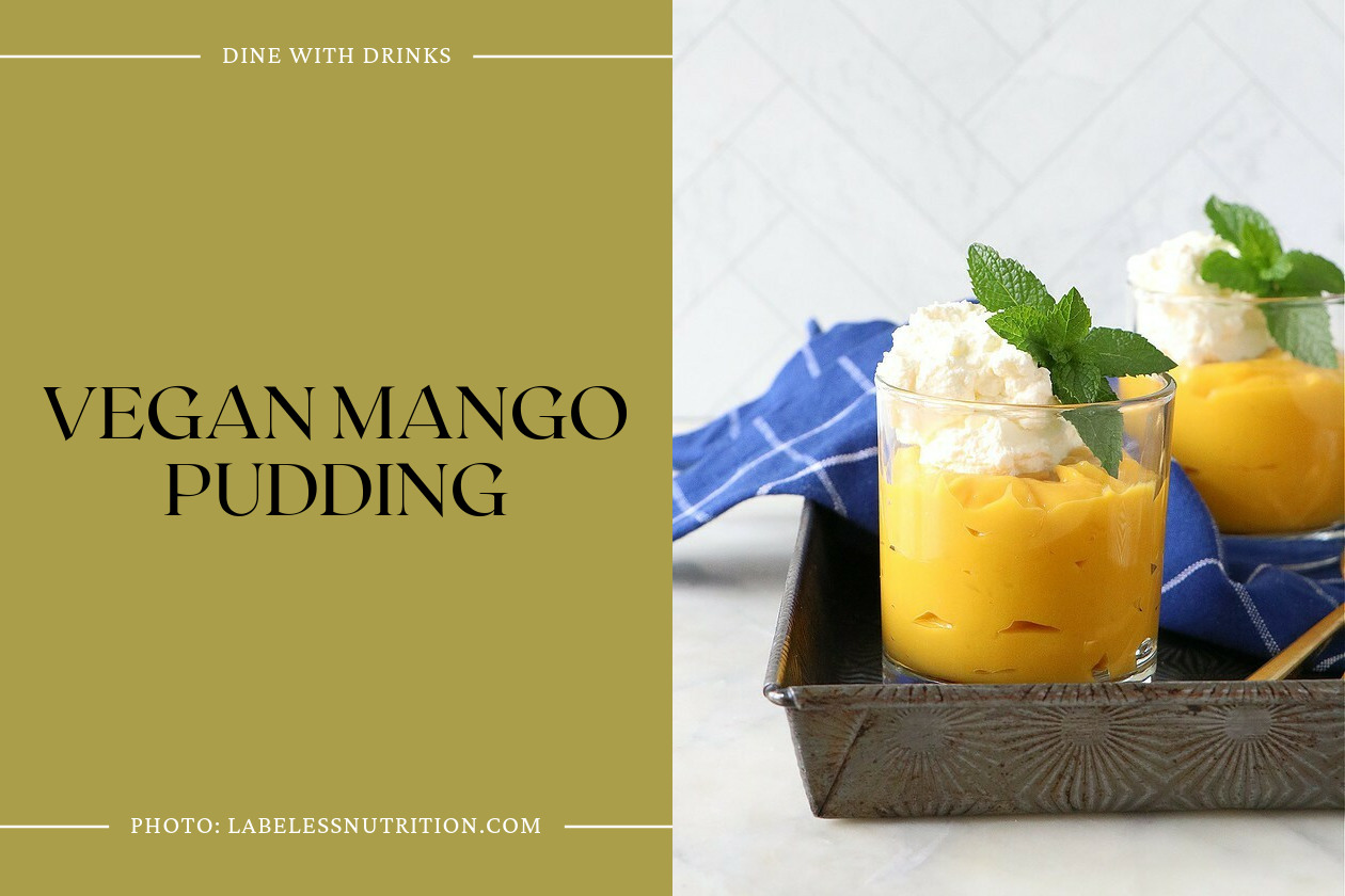 Vegan Mango Pudding