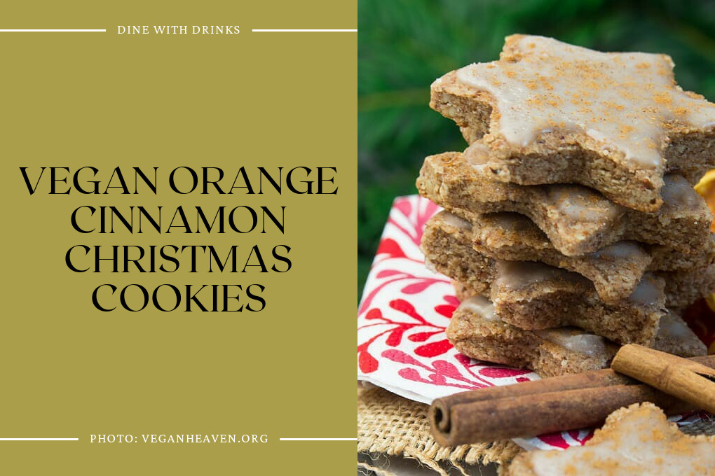 Vegan Orange Cinnamon Christmas Cookies