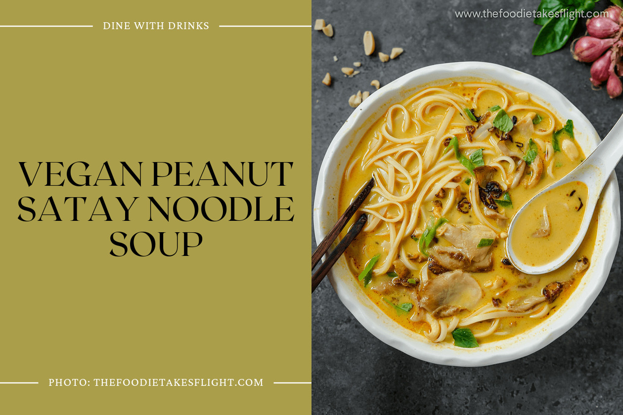 Vegan Peanut Satay Noodle Soup