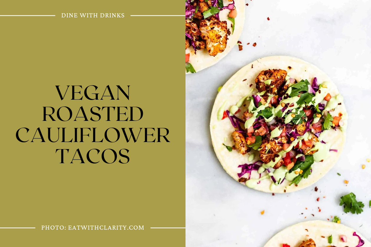 Vegan Roasted Cauliflower Tacos
