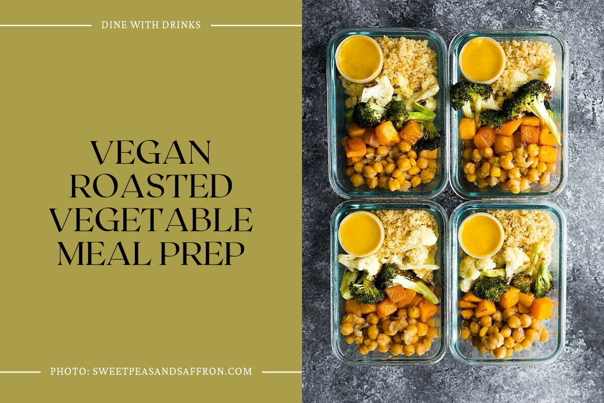 Vegan Roasted Vegetable Meal Prep