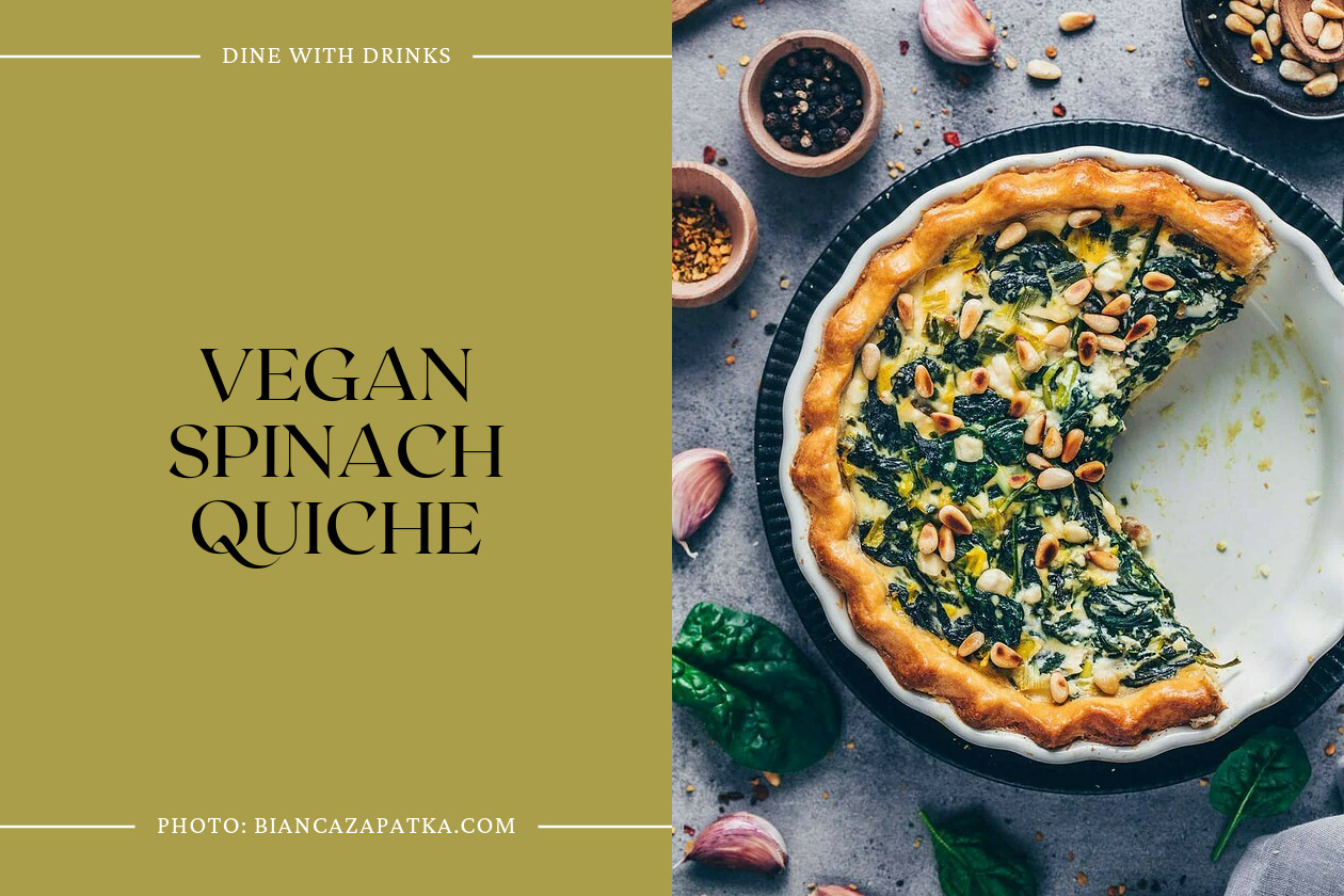 Vegan Spinach Quiche