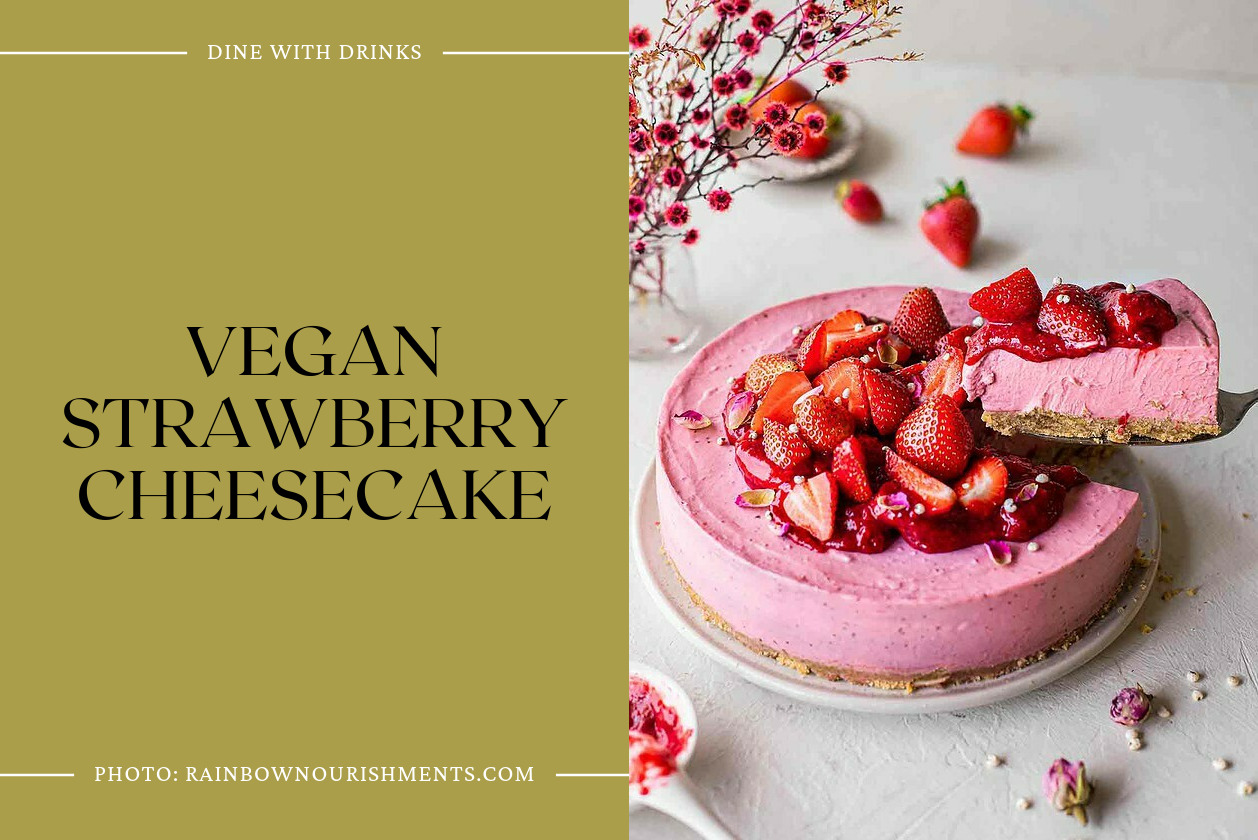 Vegan Strawberry Cheesecake