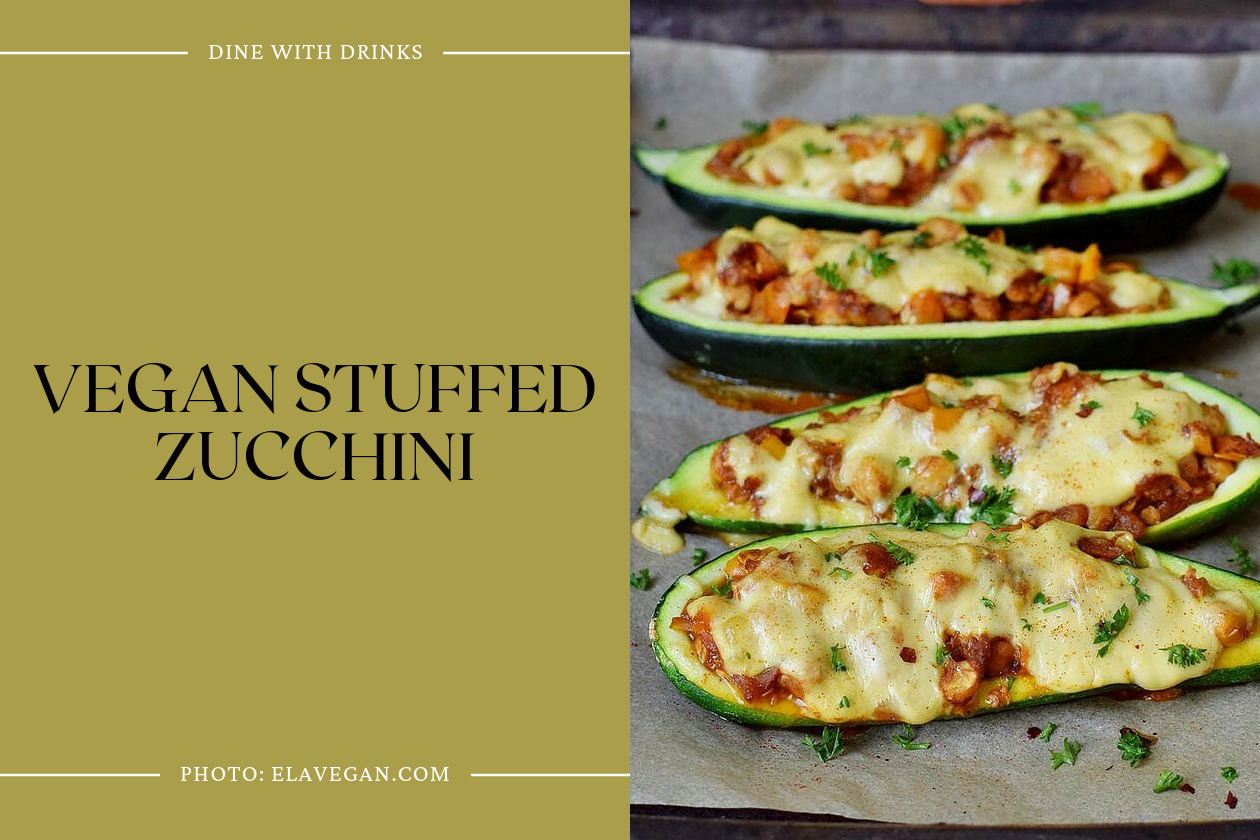 Vegan Stuffed Zucchini