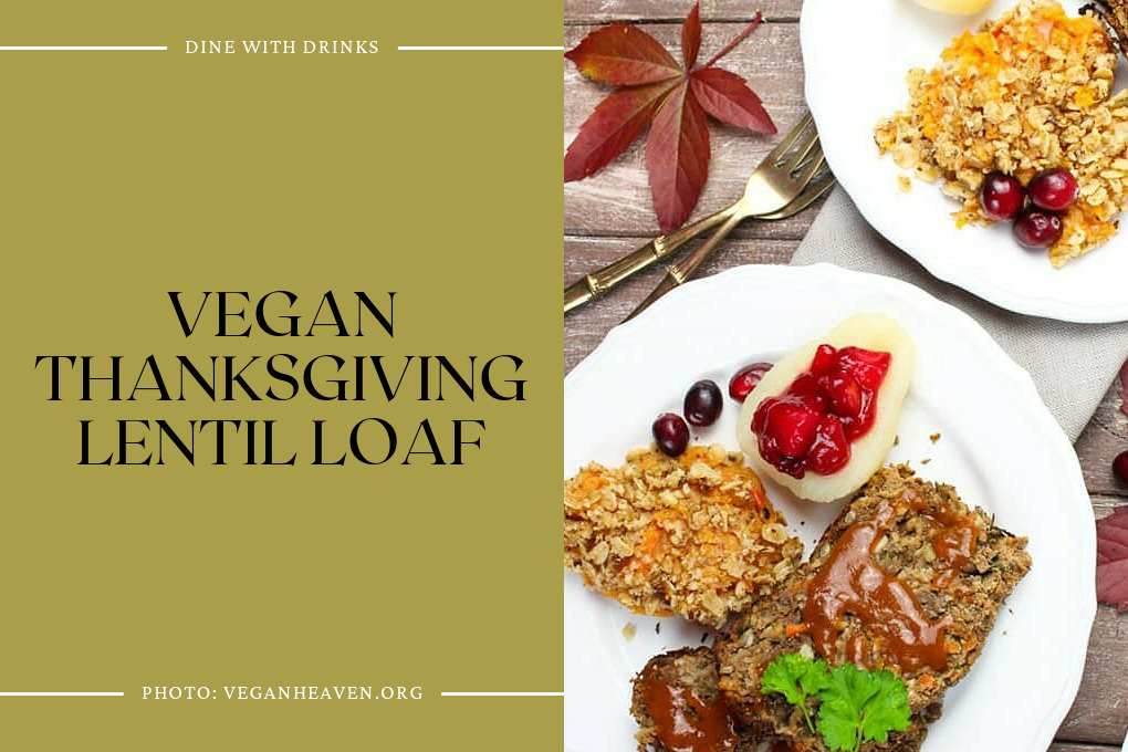 Vegan Thanksgiving Lentil Loaf