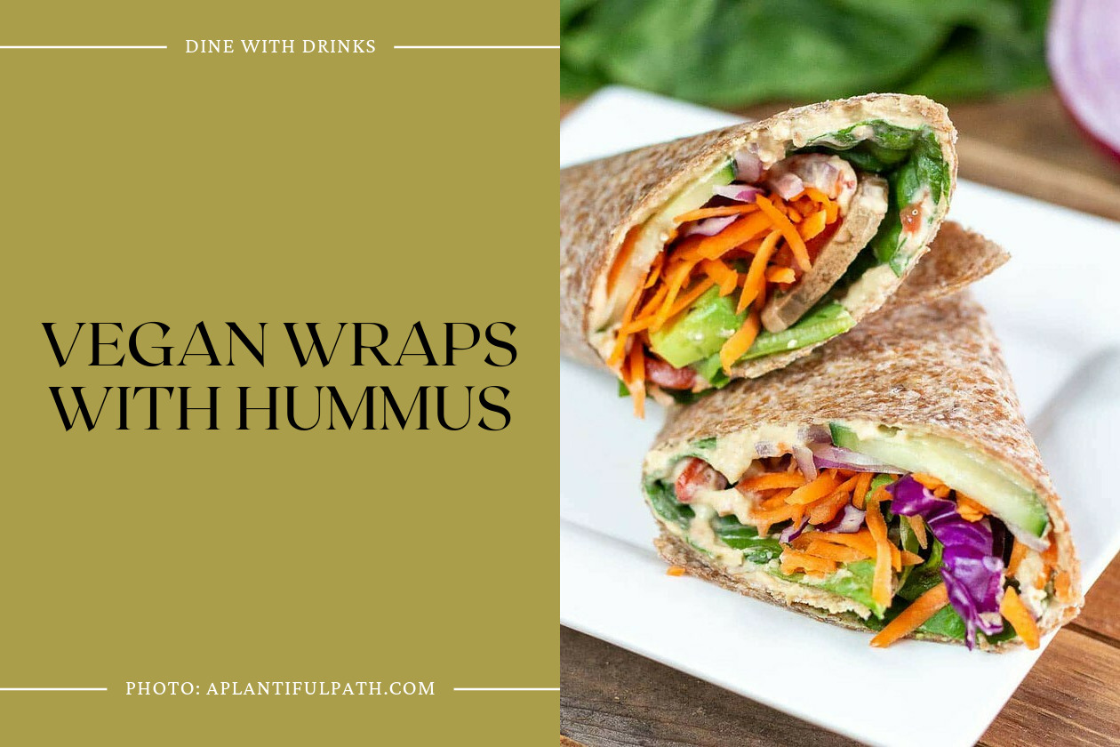 Vegan Wraps With Hummus