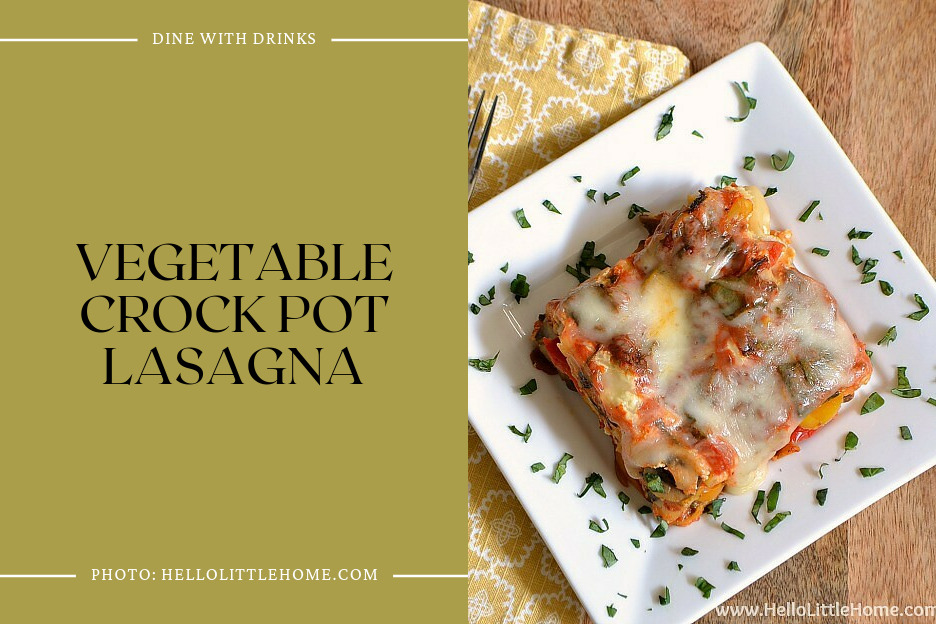 Vegetable Crock Pot Lasagna