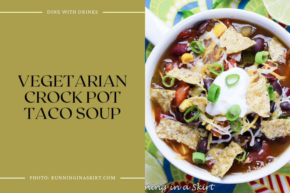Vegetarian Crock Pot Taco Soup