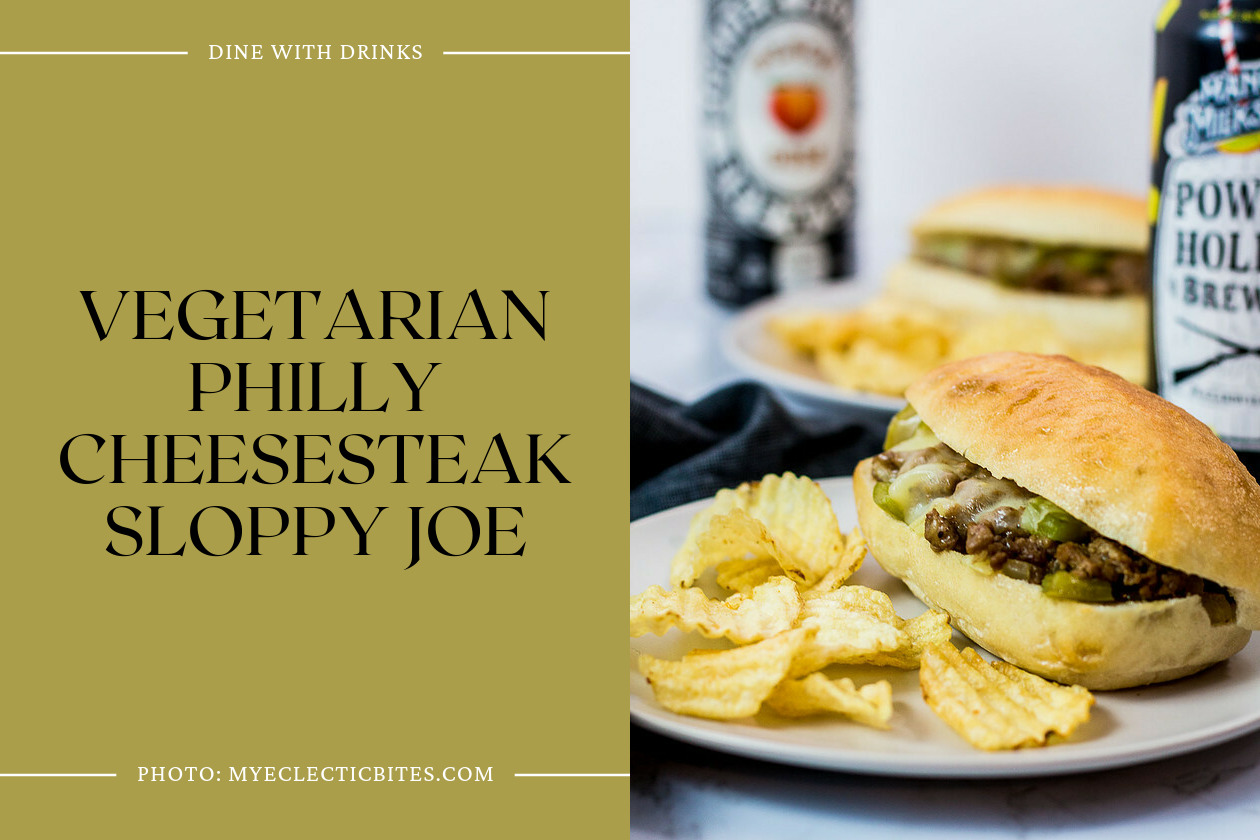 Vegetarian Philly Cheesesteak Sloppy Joe