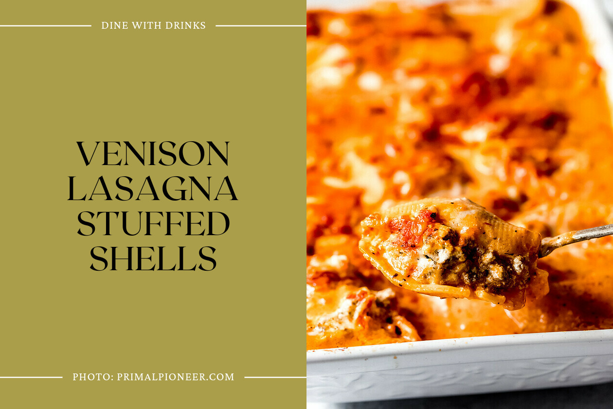 Venison Lasagna Stuffed Shells