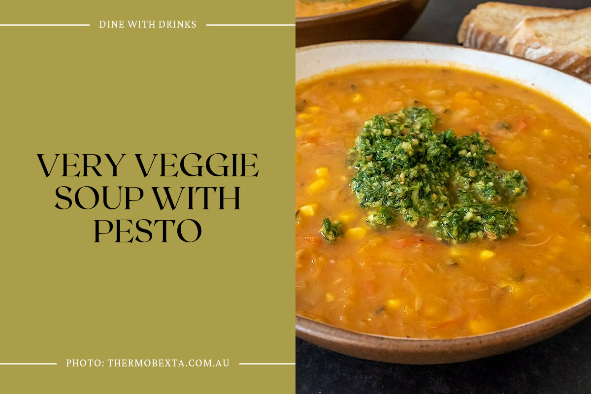 Very Veggie Soup With Pesto