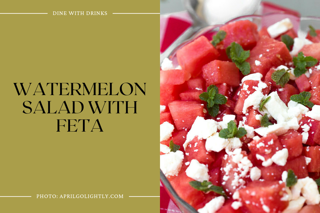 Watermelon Salad With Feta